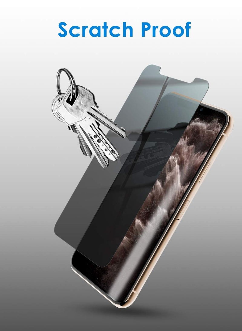 Jetech 2 Pack Anti Spy Tempered Glass Film Privacy Screen Protector for iPhone 11 Pro - Image 4