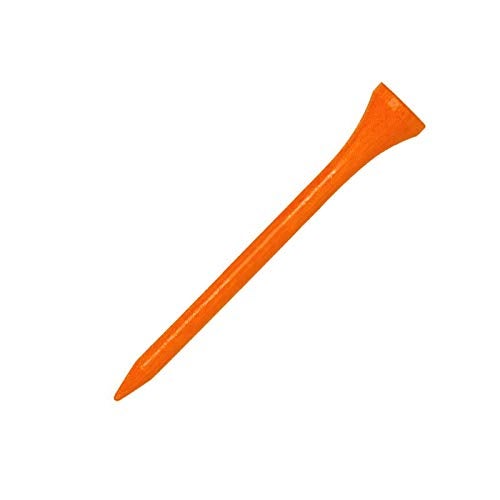 PRIDE GOLF TEE unisex adult 100 Count Bag Golf Tees, Citrus Orange, Count US - Image 2