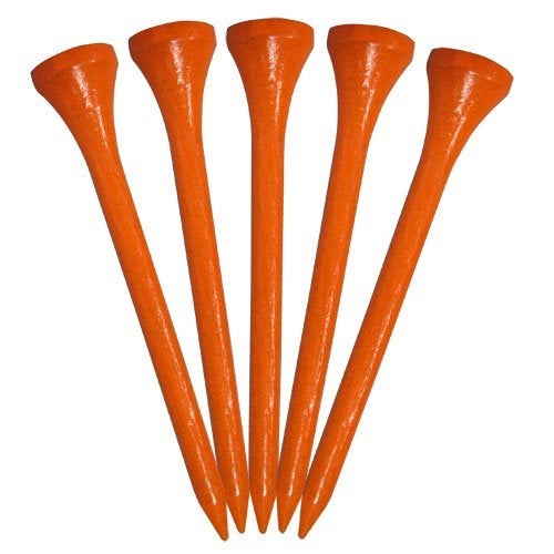 PRIDE GOLF TEE unisex adult 100 Count Bag Golf Tees, Citrus Orange, Count US - Image 3