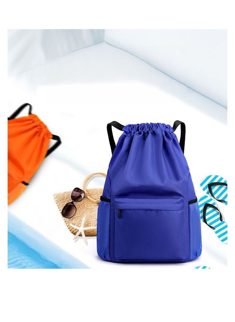 Generic - Drawstring Bag Multi-Pocket Dry And Wet Separation Backpack - Image 1