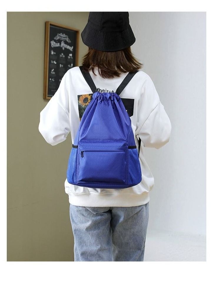 Generic - Drawstring Bag Multi-Pocket Dry And Wet Separation Backpack - Image 1