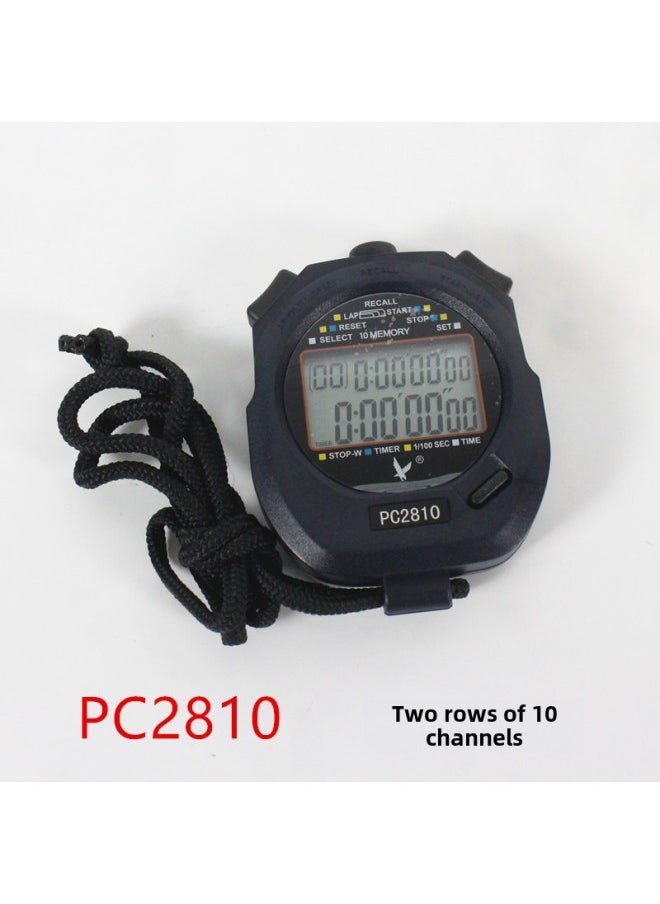 Tianfu PC Stopwatch Running Timer Double Row 10 Channel 3 Row 30 Channel 60 Channel TF810 Professional Track And Field Stopwatch-Display Accuracy:Tianfu Pc2250 Double Row 50 Lines