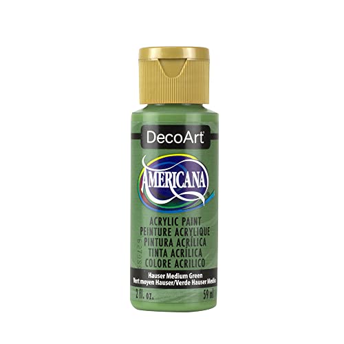 DecoArt Americana Acrylic Paint, 2-Ounce, Hauser Medium Green - Image 1