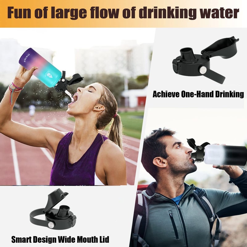 SYACOT SYACOT Replacement Lid for HydroFlask Wide Mouth 12 oz, 18 oz, 20 oz, 32 oz, 40 oz, 64 oz Water Bottles, Easy to Use, Safe to Drink, BPA & TOXIN Free, Made of Quality Polypropylene Material  - Image 4