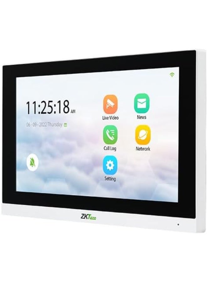 ZKTeco VT07-B01 Smart IP Video Intercom/Indoor Monitor With 7” LCD Touch Screen,RJ45 Port & Support upto 128GB micro TF card - Image 1