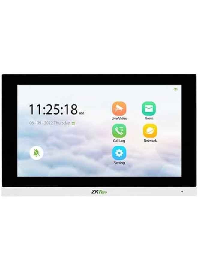 ZKTeco VT07-B01 Smart IP Video Intercom/Indoor Monitor With 7” LCD Touch Screen,RJ45 Port & Support upto 128GB micro TF card - Image 2