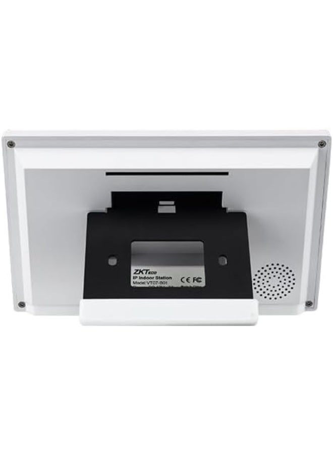 ZKTeco VT07-B01 Smart IP Video Intercom/Indoor Monitor With 7” LCD Touch Screen,RJ45 Port & Support upto 128GB micro TF card - Image 4