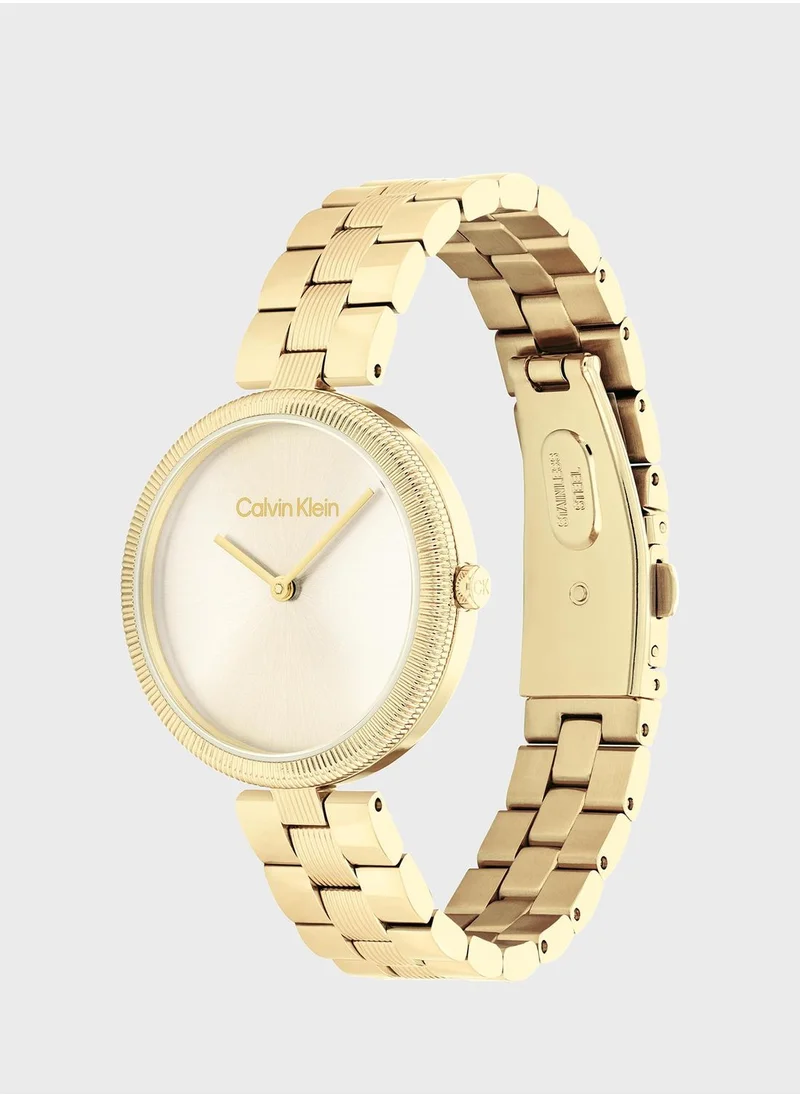 CALVIN KLEIN Steel Strap Analog Watch