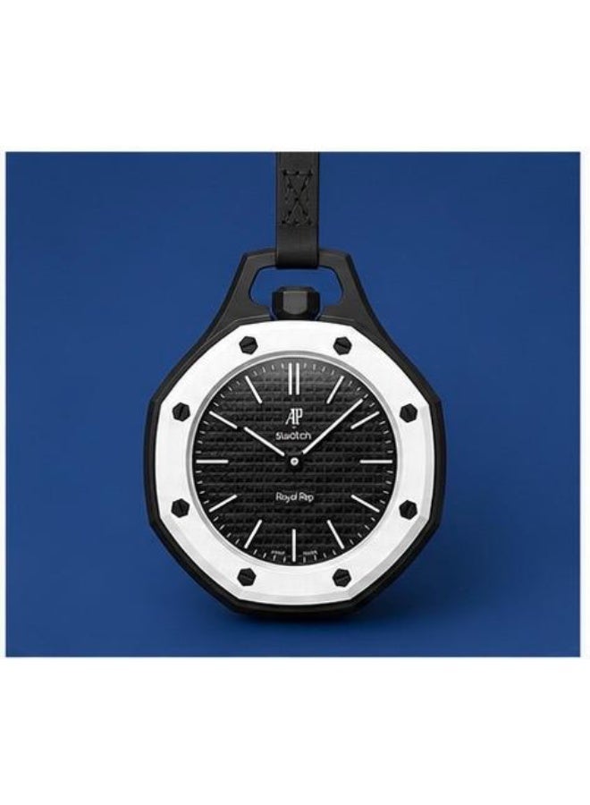 New trendy analog pendant watch, white/black. - Image 1