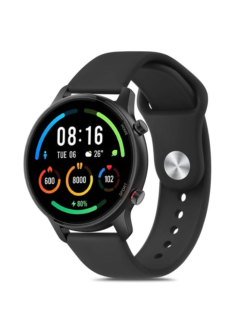 22mm Strap For Xiaomi Mi Watch/Xiaomi Watch S1/Xiaomi Watch S1 Active, Silicone Soft Breathable Strap for Xiaomi Mi Watch Smart Sport Watch - Image 1