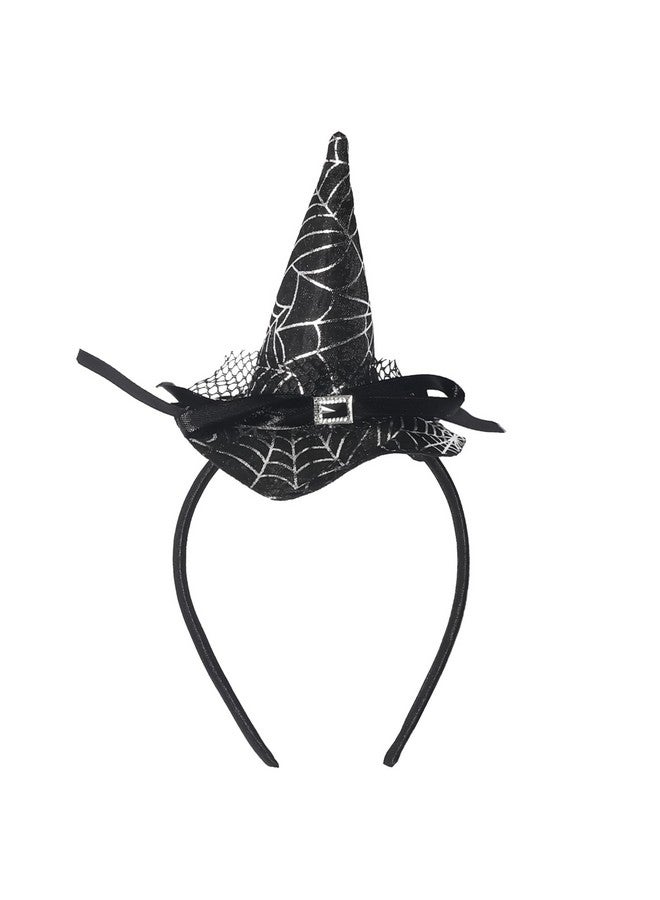 Halloween Headbands For Women Kids Witch Hat Hairbands Small Witch Hair Hoops Halloween Hair Accessories 1Pcs(Type C)
