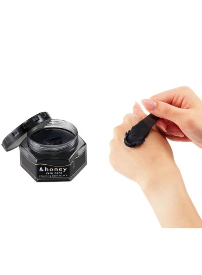&Honey Cleansing Balm Black 90g – Original Made in Japan Deep Pore Cleansing & Makeup Remover - Image 3