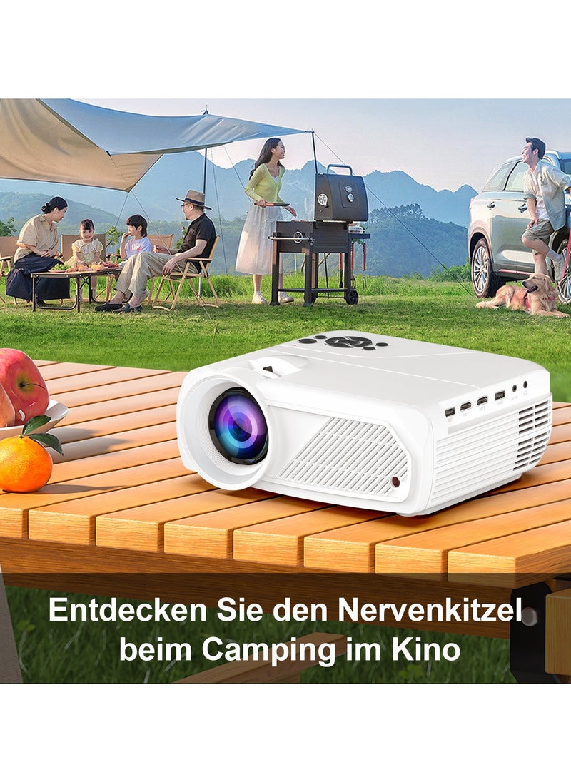General - بروجيكتور محمول ذكي أندرويد 11 دقة 4K Full HD 1080P واي فاي 6 بلوتوث 5.4 تصحيح الكاميرا التلقائي 4 نقاط أبيض - Image 1