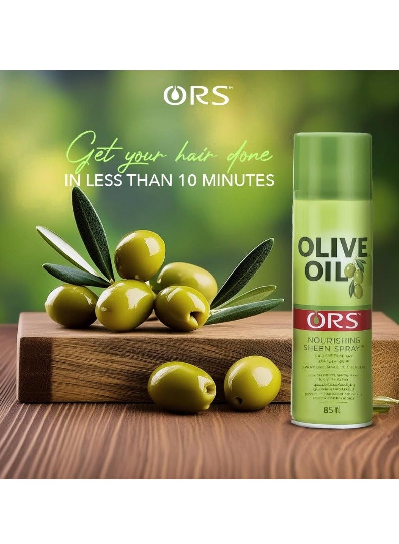 ORS Nourishing Hair Sheen Spray 85ml - Image 5