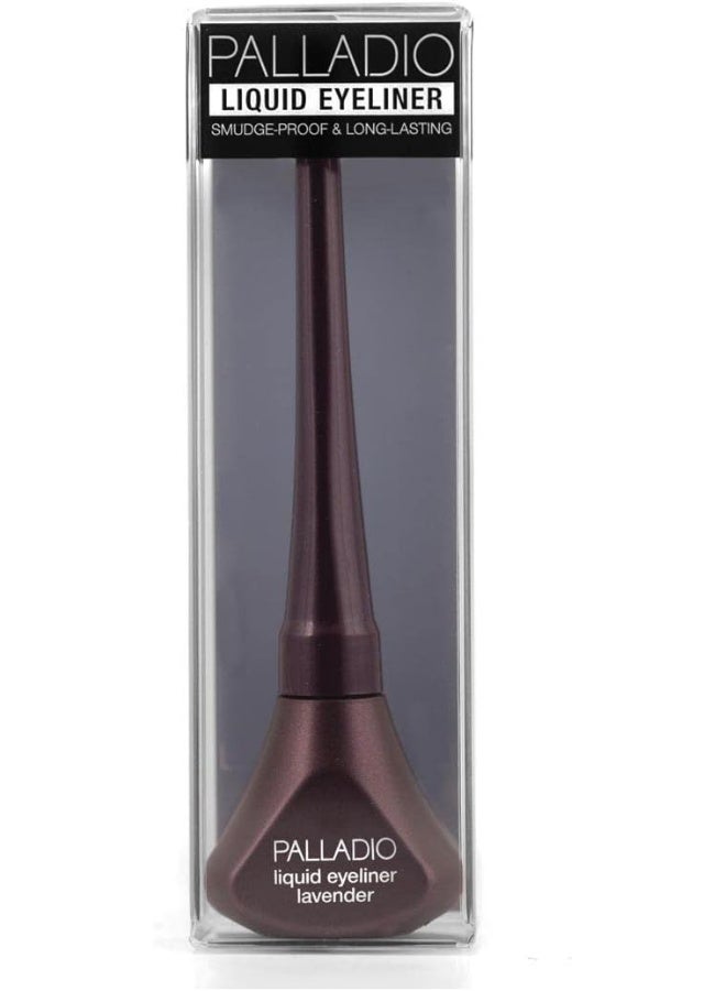 PALLADIO كحل سائل | قائم على السيليكون بتركيز صبغة غني | تطبيق لطيف للحصول على تأثير دخاني دراماتيكي إلى مظهر يومي ناعم | لمسة نهائية مثالية لعيون مثالية في الصور | لافندر 3.8 مل - Image 4
