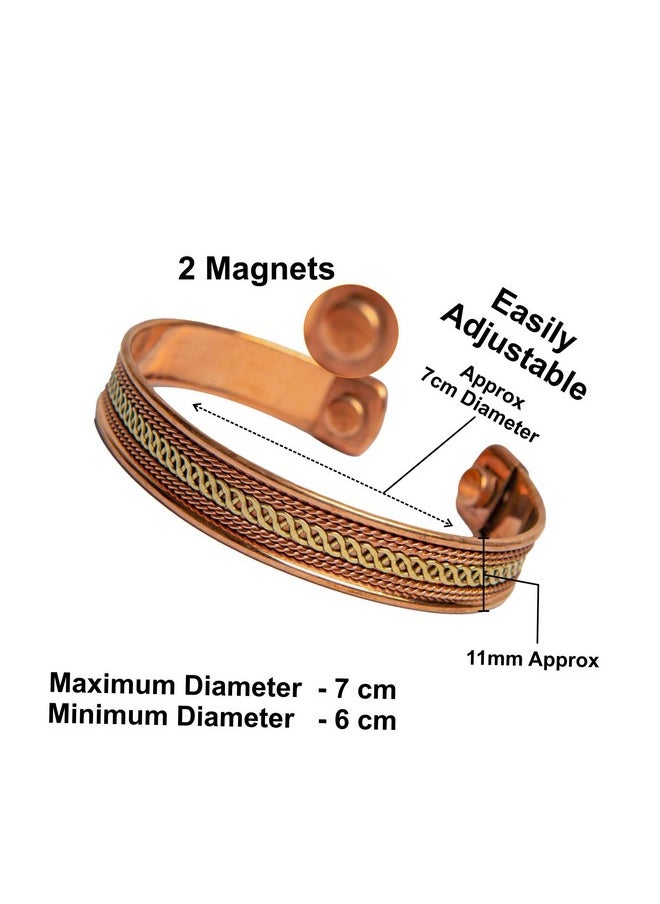 Wonder Care Copper Hand Bracelet For Women And Men|Copper Bracelet Women|Magnetic Copper Bracelet|Copper Cuff Bracelet|Copper Bracelet for Men - pzsku/Z43A8707E27A152524E6BZ/45/_/1741329949/b3d36fe0-d247-48c3-9a96-3a7ac6780c24