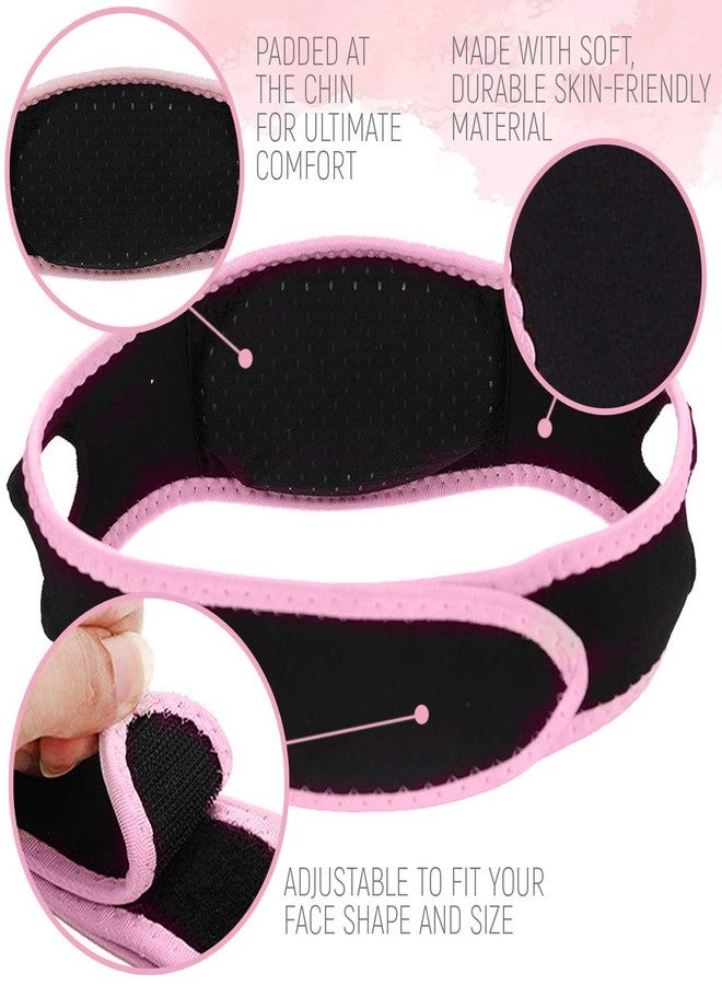 Alayna V Line Face Slimming Mask Chin Lifting Belt Sagging Skin Double Chin Reducer Face Lift V Shaped Contour Tightening Strap Reusable Anti-Wrinkle Chin Up Patch - Image 4