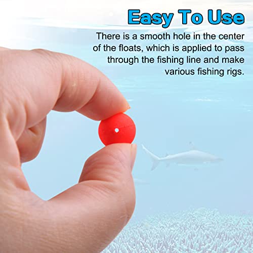 OROOTL Foam Floats Pompano Rig Floats, 60pcs Snell Floats Foam Bobbers for Fishing Pompano Rigs Fishing Rig Making Kit for Trout Catfish Walleye - Image 4