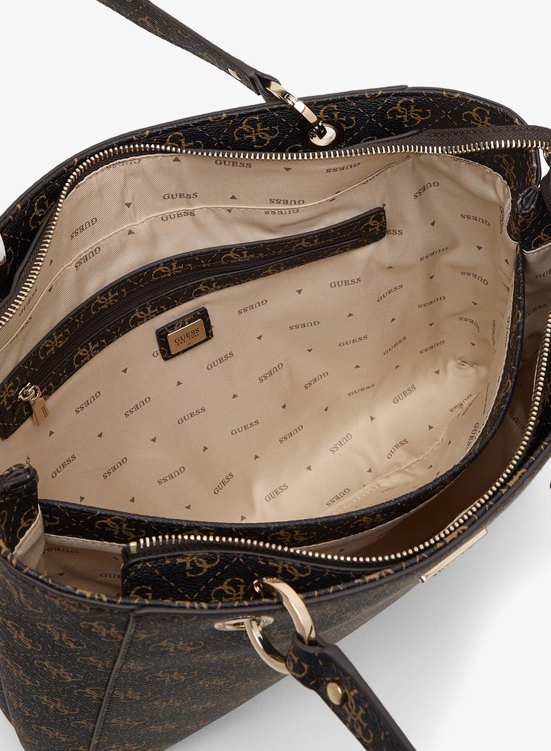 GUESS Noelle Logo Detail Tote - Image 5