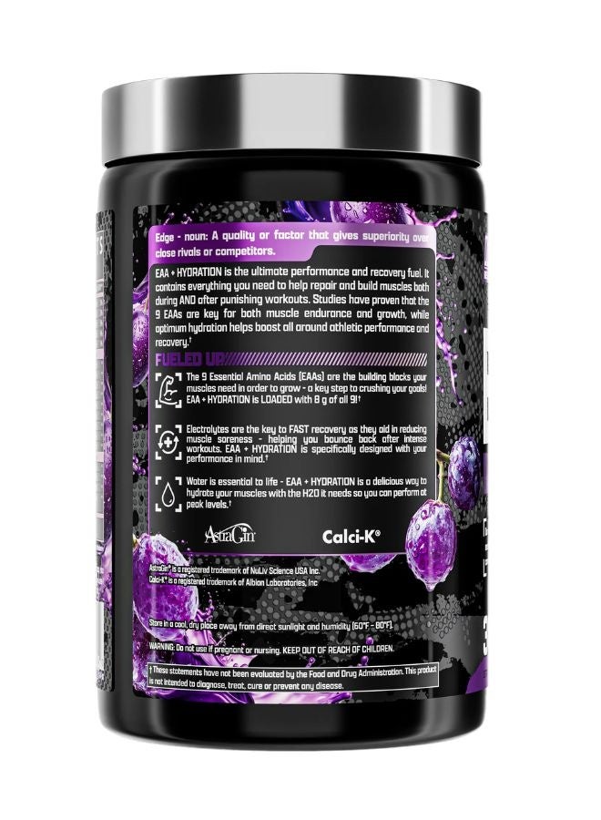 Nutrex Research EAA Hydration | EAAs + BCAA Powder | Muscle Recovery, Strength, Muscle Building, Endurance | 8G Essential Amino Acids + Electrolytes, 30 Serving Juicy Grape 390g - Image 3