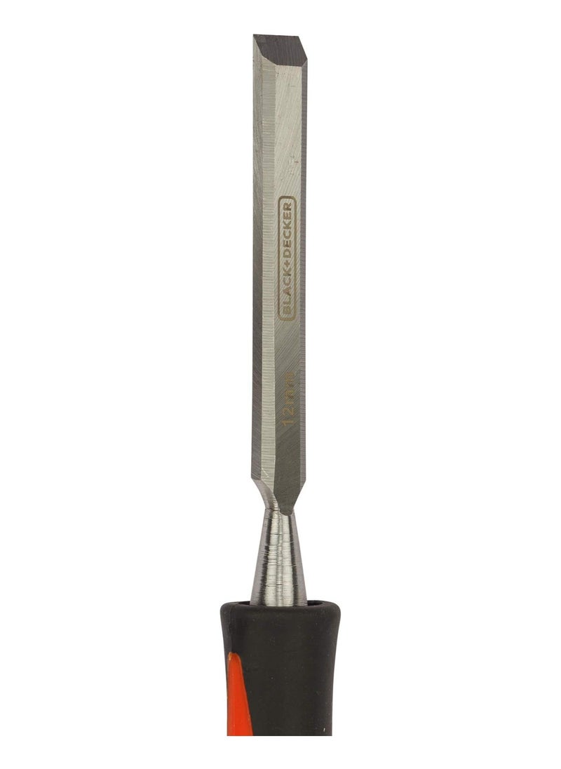 BLACK+DECKER Black+Decker 12mm Bimaterial Steel Wood Chisel BDHT16695  - Image 2