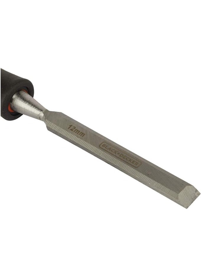 BLACK+DECKER Black+Decker 12mm Bimaterial Steel Wood Chisel BDHT16695  - Image 3