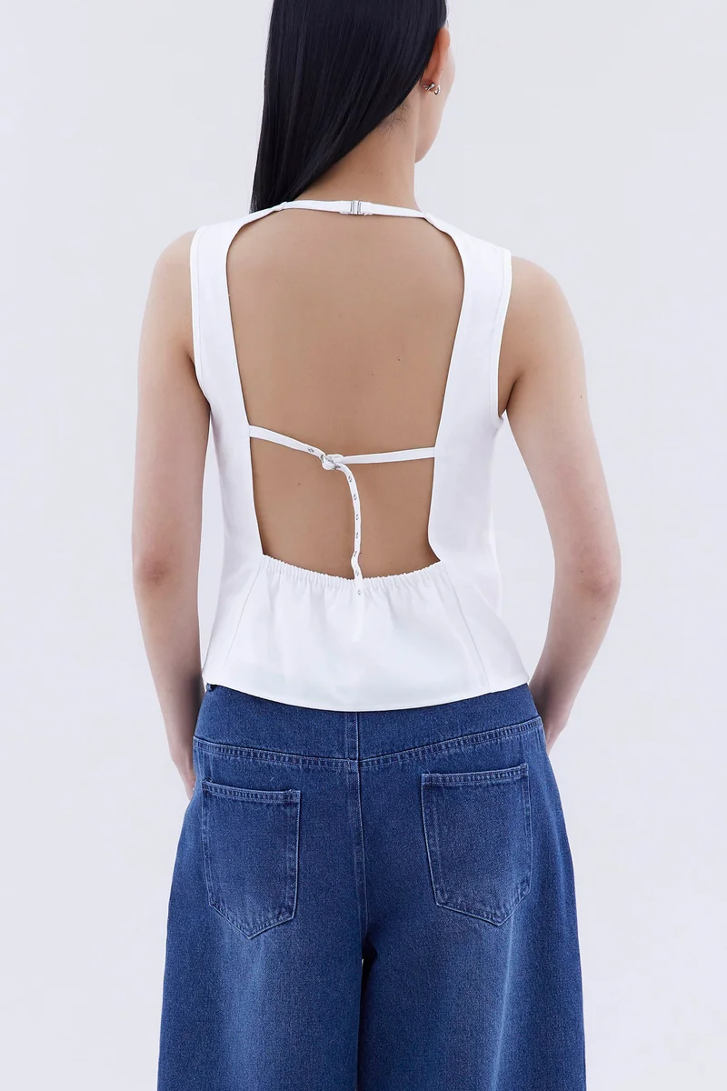 ذا اديتورز ماركت Tilcy Open-Back Top