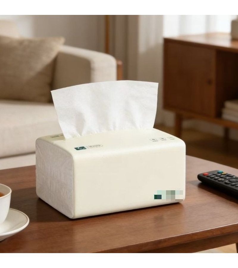 500 Sheets 4 Ply Thick Tissue Paper Large Capacity Pack White Elegant Design Individually Wrapped Absorbent Durable For Kitchen Bathroom Weddings Parties Home Office - Image 2