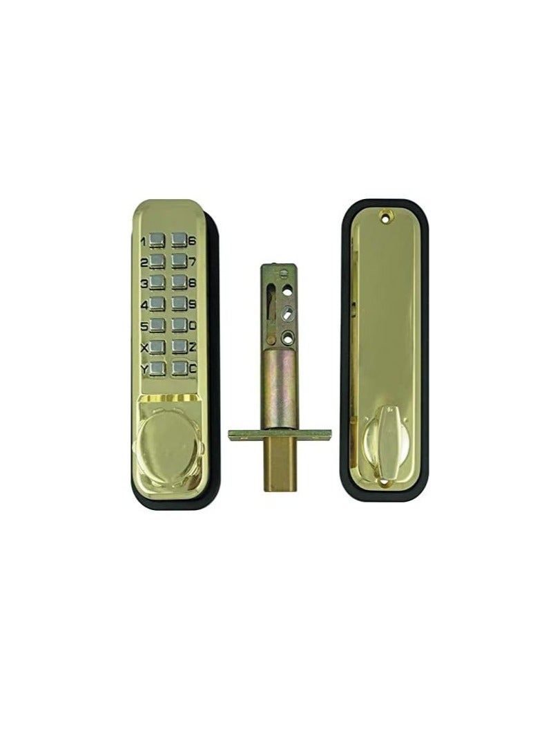 Digital Door Lock Dead Bolt Gold - Image 1
