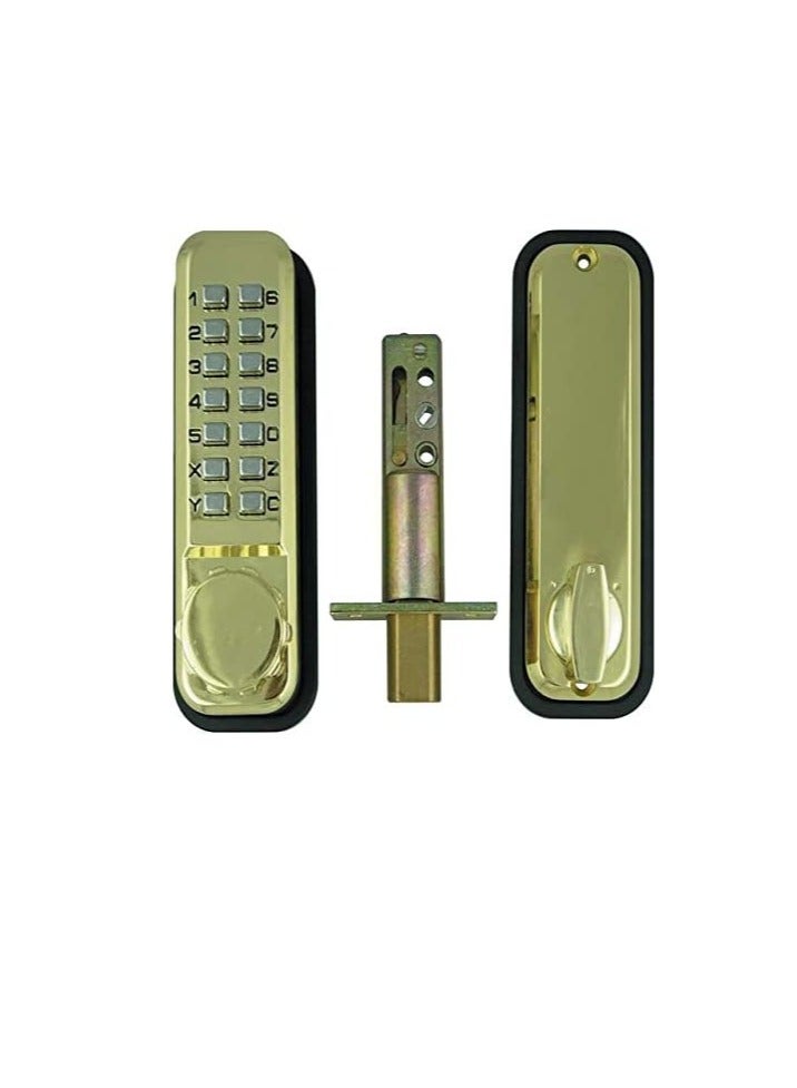 Digital Door Lock Dead Bolt Gold - Image 2