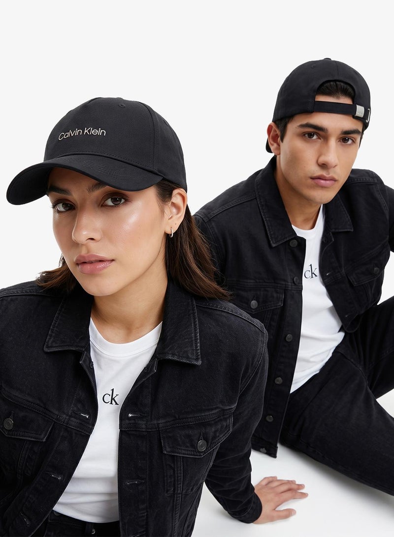 CALVIN KLEIN Metal Logo Twill Baseball Cap - Image 1