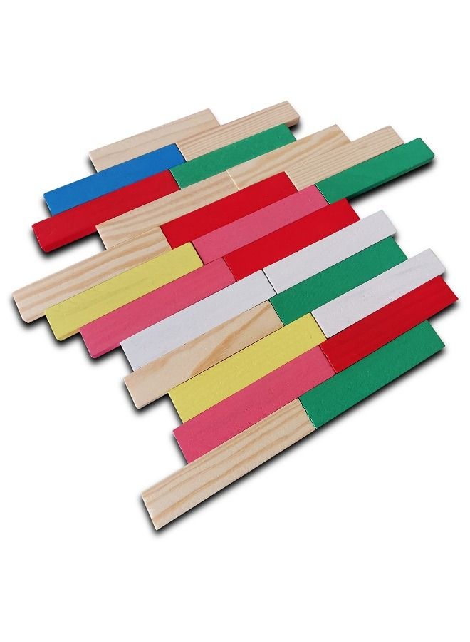 150 Creative Wooden Puzzle Building Multicolour Blocks - Image 4