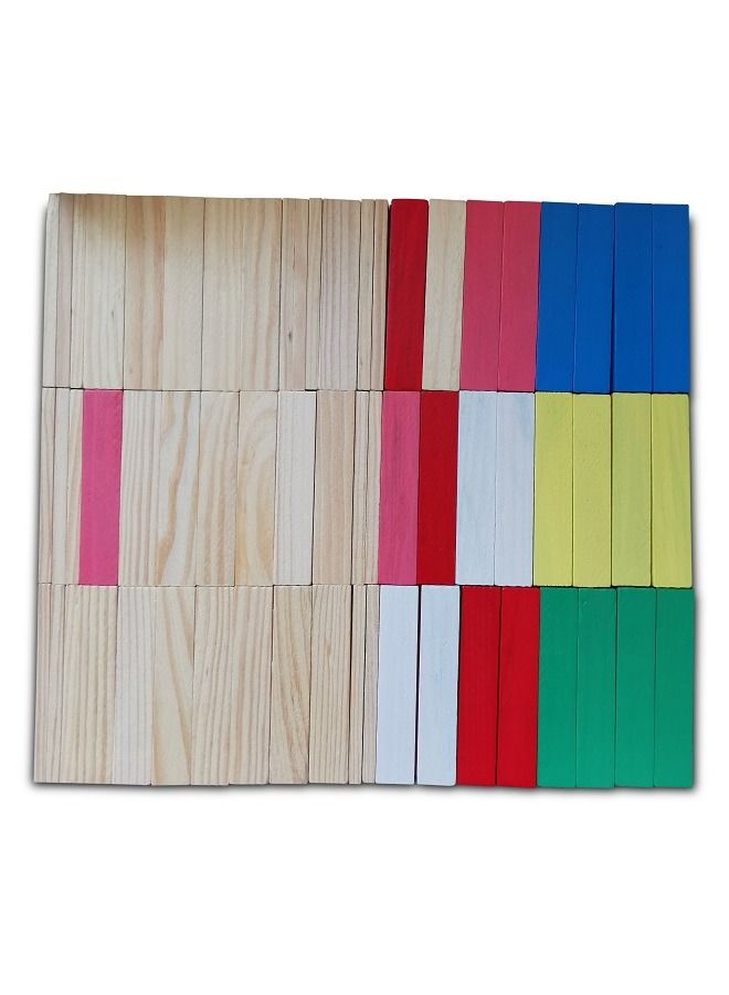 150 Creative Wooden Puzzle Building Multicolour Blocks - Image 3
