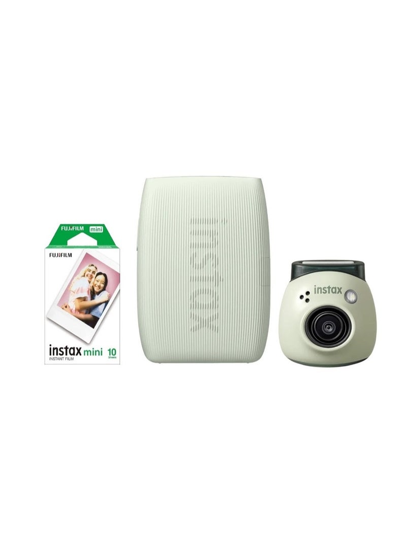 FUJIFILM INSTAX MINI LINK 3 Smartphone Printer Link Pal Bundle Box (Green)  - Image 1