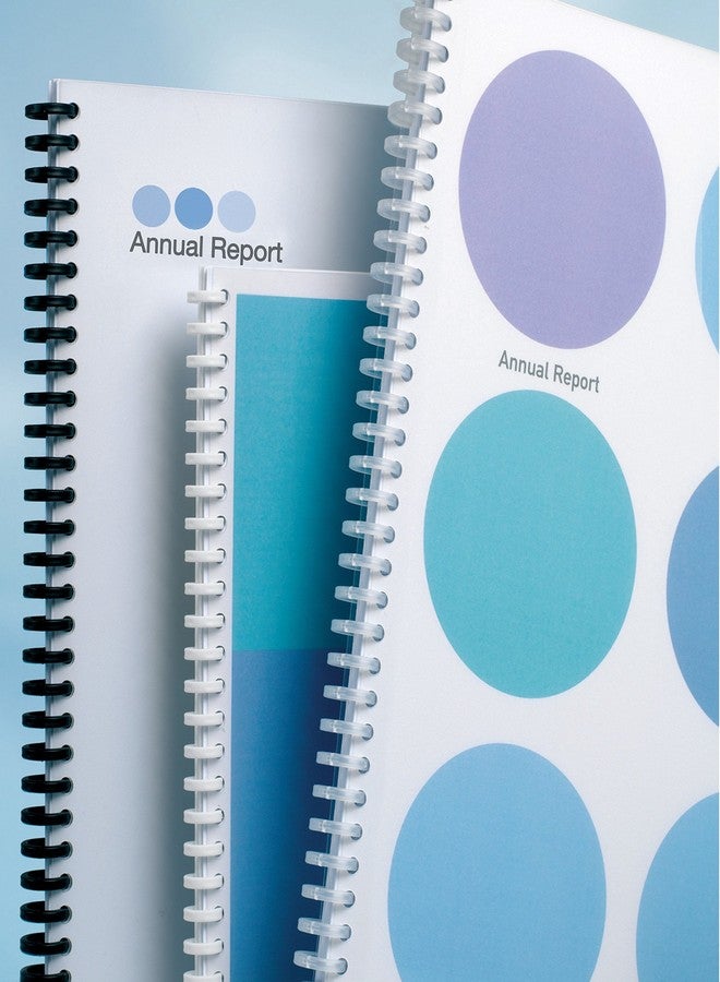 GBC IbiClick Binding Spine 34R 8.0mm with 45 Sheet Capacity, A4 Blue (Box of 50) - Image 5