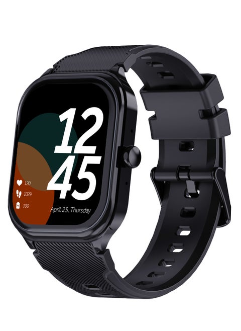 Smart Watch 2 - 2.01" HD Display, Bluetooth Calling, Fitness Tracker, Heart Rate & Sleep Monitor, Sports Modes, IP68 Waterproof, 290mAh Battery, for Men and Women, Compatible with Android & iOS