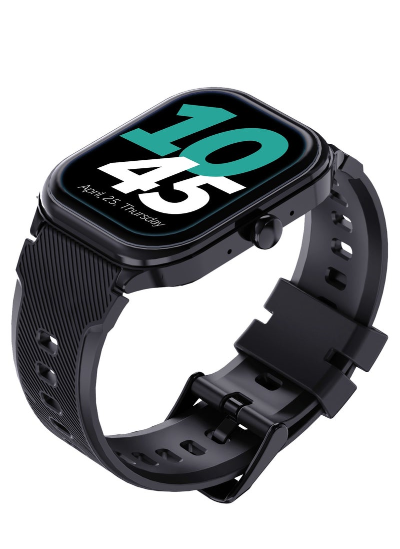 Faster - Smart Watch 2 - 2.01" HD Display, Bluetooth Calling, Fitness Tracker, Heart Rate & Sleep Monitor, Sports Modes, IP68 Waterproof, 290mAh Battery, for Men and Women, Compatible with Android & iOS - Image 1