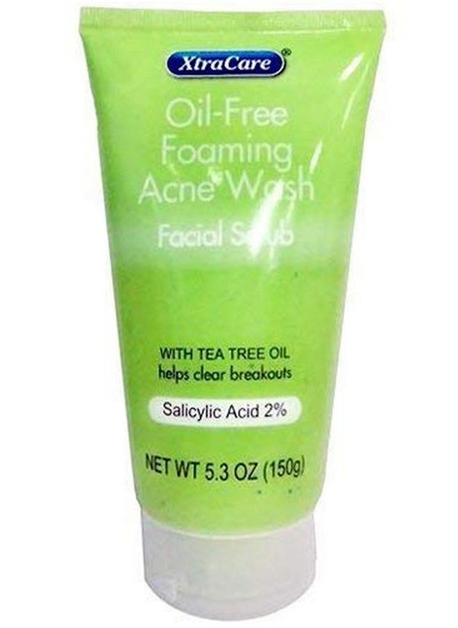 XtraCare - Oil Free Foaming Acne Wash Facial Scrub 5.3 Oz. With Tea Tree Oil (Pack Of 2) - Image 1