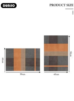 DUNISO Diatom Mud Front Door Mat, Non-Slip Durable Welcome Mat, Absorbent Rubber Low Profile Doormat, Heavy Duty Waterproof Indoor Outside Mats, Easy Clean Floor Mat for Entrance Home 60*90cm  - Image 4
