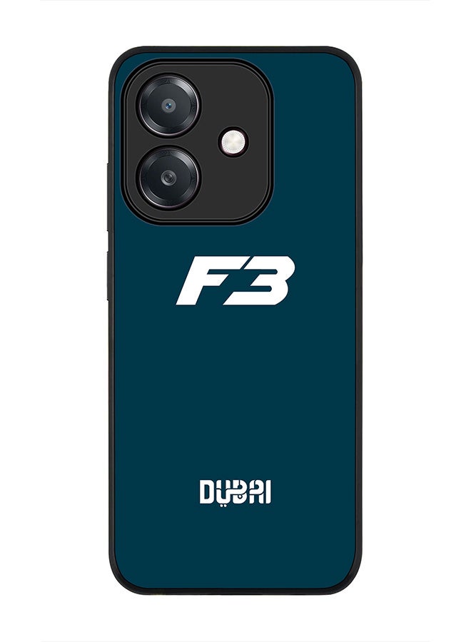 Stylizedd For Oppo A5i Case,Slim fit Camera Protection, Shockproof Thin Phone cover  -  Faz3 Dubai Blue