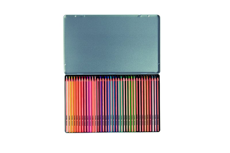 Lyra Graduate Colouring Pencils, 3.8mm Thick Lead, 36 Assorted Colours, Technical & Artistic Drawing, Tin Box, Ideal for Student Artists & Schools - Image 3