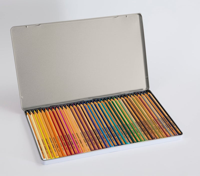 Lyra Graduate Colouring Pencils, 3.8mm Thick Lead, 36 Assorted Colours, Technical & Artistic Drawing, Tin Box, Ideal for Student Artists & Schools - Image 4