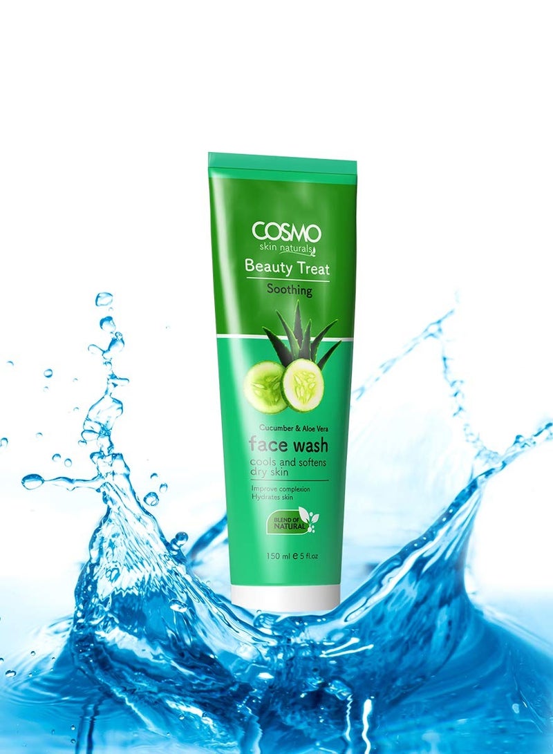 كوزمو غسول الوجه بالخيار والصبار 150 مل - Image 2