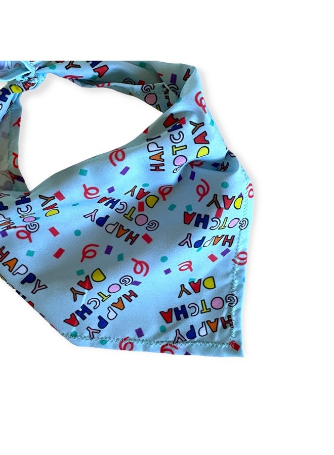 W Brings Happy Gotcha Day Woofbox Birthday Celebration Dog Bandana | This Stunning Gorgeous Dog Bandana Scarf Is Perfect For Your Dog’S Birthday Celebration. One Size Fits All. - Image 4