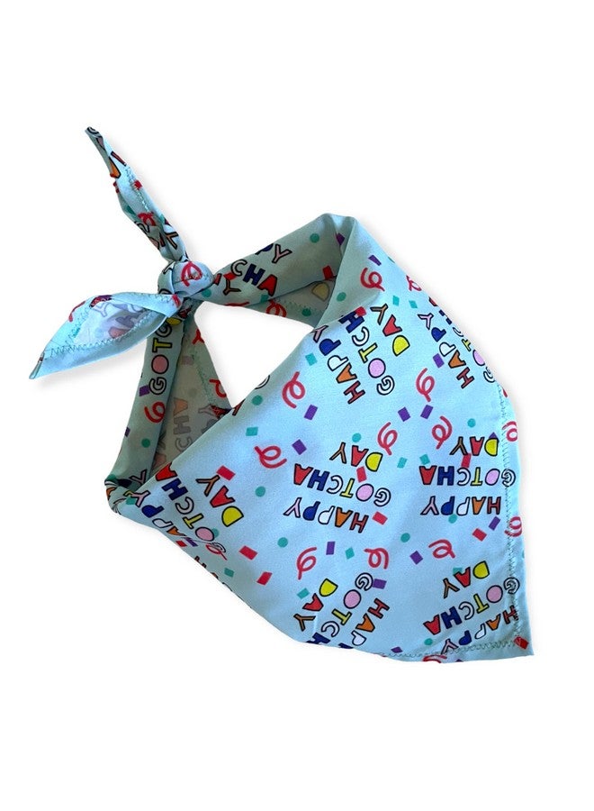 W Brings Happy Gotcha Day Woofbox Birthday Celebration Dog Bandana | This Stunning Gorgeous Dog Bandana Scarf Is Perfect For Your Dog’S Birthday Celebration. One Size Fits All. - Image 2