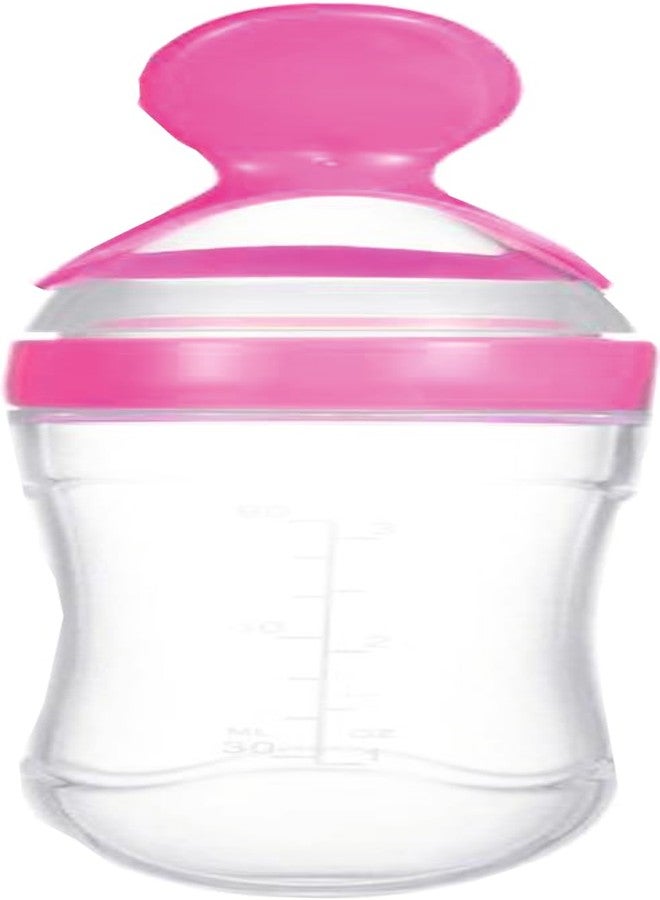 Roforuf Baby Fruit Feeder & Spoon Feeder Combo with Banana Teether for Babies 3-12 Months | BPA Free Silicone Food Feeder Pacifier | Anti-Choking Infant Feeding & Teething Kit (Pack of 3 Pink) - Image 2