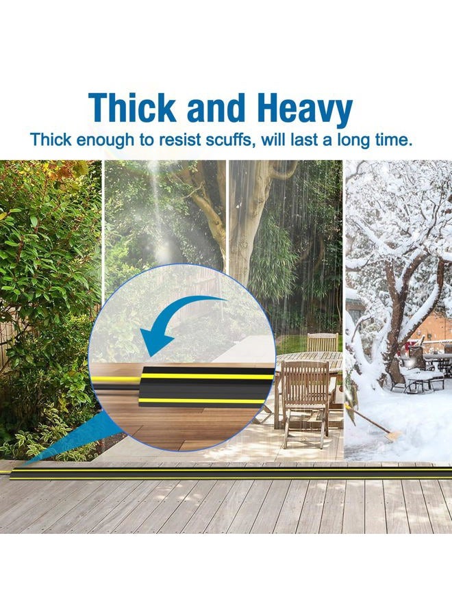 Eapele 4 ft Cable Protector Cord Cover for Floor,Heavy Duty PVC Duct Easy to Unroll,Prevent Trip Hazard for Home Office or Outdoor Settings - Image 5