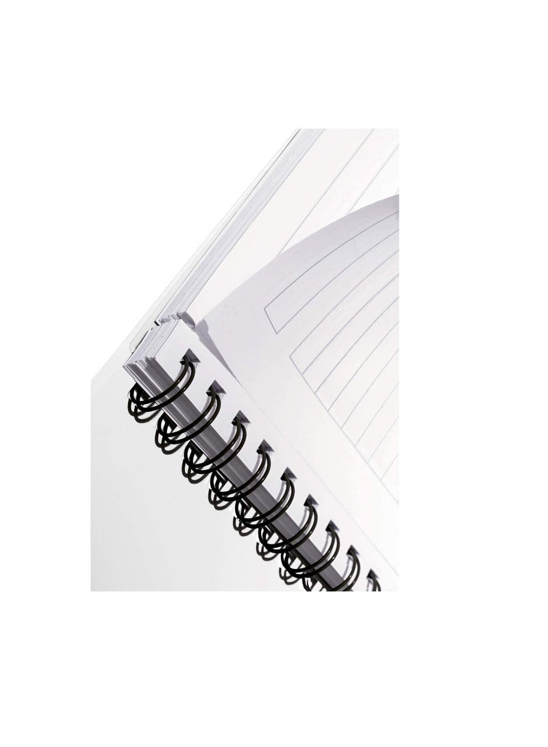 LEITZ Leitz Wow Polypropylene Notebook 80 Sheets A4 White  - Image 2