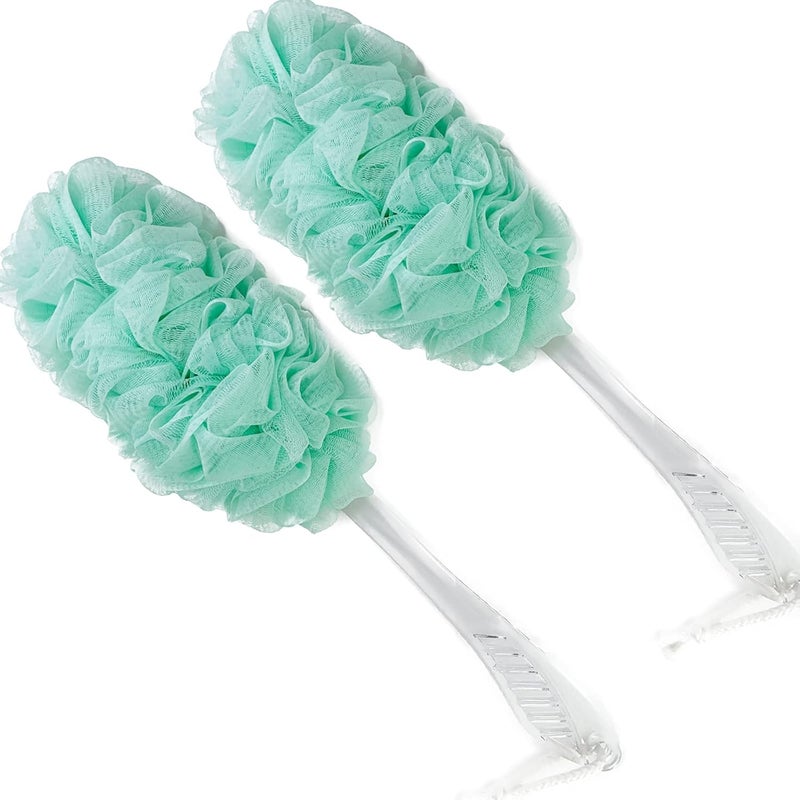 PPHAO BASIC Long Handle Loofah Brush - 2 Pack - Image 1