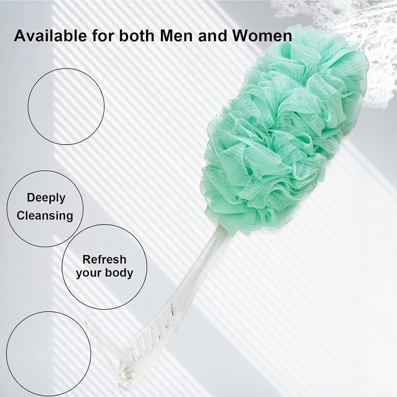 PPHAO BASIC Long Handle Loofah Brush - 2 Pack - Image 4